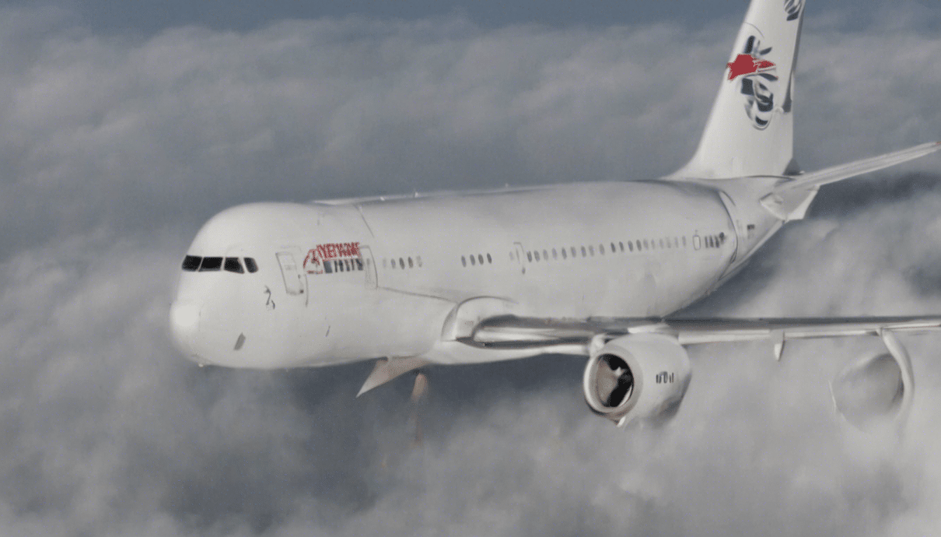 découvrez les dégâts impressionnants causés par une tempête de grêle sur le nez de cet avion lors d'une météo extrême !